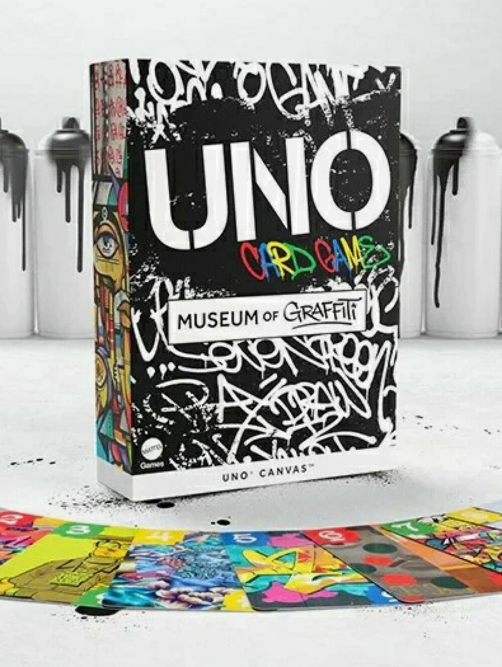Uno Museum Of Grafitti Card Game Mattel RARE 🔥 NEW IN BOX